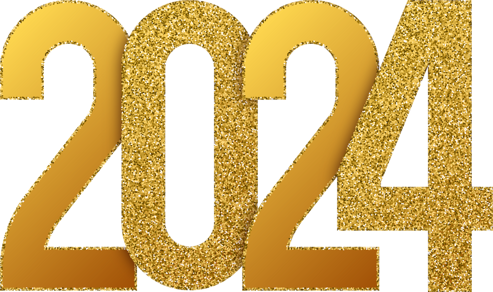 Gold 2024 New Year